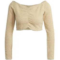 Adidas Crop Top | Shirts für Damen | Beige