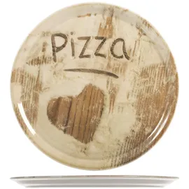 Saturnia Heart Pizzateller 33 cm mehrfarbig 6er Set