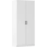Rauch MINOSA Mehrzweckschrank 91 x 41 x 197 cm Grau/Weiß