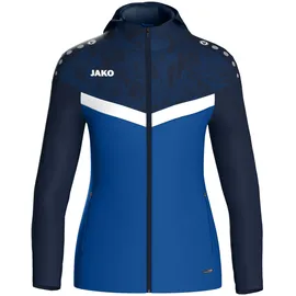 Jako Iconic Trainingsjacke mit Kapuze Damen 403 royal/marine 38