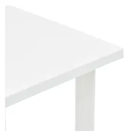 vidaXL Gartentisch Weiß 80x75x72 cm Kunststoff