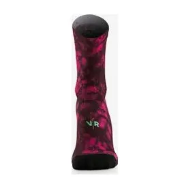 VAN RYSEL EDR Radsocken 39-42 Grün/Rosa/Schwarz