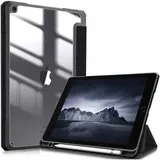 Fintie Hybrid Hülle für iPad 9. Generation (2021)/8. Gen (2020)/7. Gen (2019) Schwarz