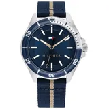 Tommy Hilfiger Herrenuhr Quarz 1792011 - Bunt/Blau