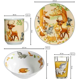 Ritzenhoff & Breker Waldtiere Kinderset 10-teilig,