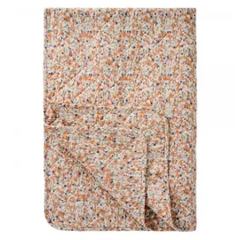 ib laursen Quilt mit verschiedenen Blumen-Mustern, in orange