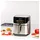 TAURUS Air Fry Digital 7S Wandfritteuse 1600 W 6,5 l Silber/Schwarz