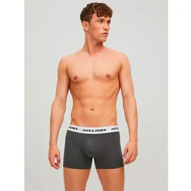 JACK & JONES Basic Boxershorts Forest Night / Navy Blazer / Dark Grey Melange / Black M 5er Pack
