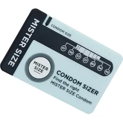 Condom Sizer, hellblau