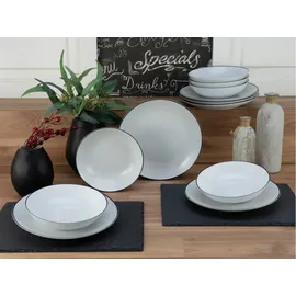 CreaTable Luna Kombiservice 12-tlg. schwarz