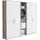 MID.YOU Office Edition Aktenschrank 213 x 186 x 33 cm Weiß