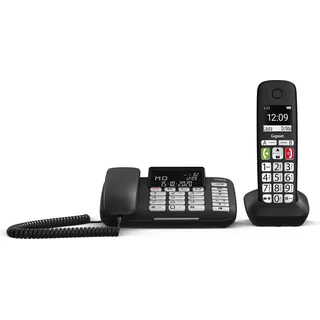 Gigaset DL780 Plus Telefon, Schwarz