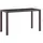 vidaXL Gartentisch 123 x 60 x 74 cm Braun