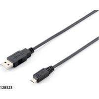 Equip USB 2.0 A auf Micro-B Kabel 1.0m - M/M, Schwarz