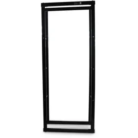 BITUXX Kaminholzständer Metall 60 x 150 cm Schwarz