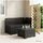vidaXL 2-Sitzer Garten-Sofa Rattan-Look 0 x 0 x 0 cm Grau