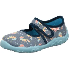 superfit Hausschuh Einhorn Blau 30