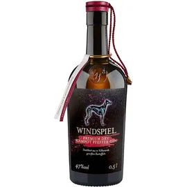 Windspiel Premium Dry Kampot Pfeffer Gin 47% vol 0,5 l