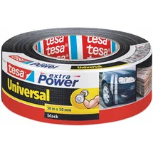 Tesa Gewebeband extra Power 50 m x 50 mm Schwarz