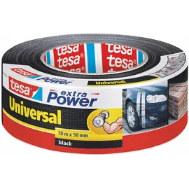 Tesa Gewebeband extra Power 50 m x 50 mm Schwarz
