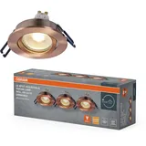 Osram Einbaustrahler 3er Set Rot-Messing