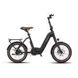 Sachsenrad E-Klapprad Faltrad F3R Centro mit Riemenantrieb, und Magnethalterung