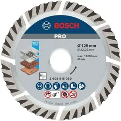 BOSCH Diamant-Trennscheiben »PRO Multi Material« 12.5 cm 10 Stück grau