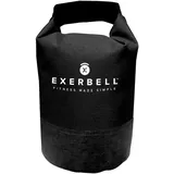 Exerbell Kettlebell verstellbar & faltbar 2-14 kg (1 x Schwarz) – Wasser- und Sandsack Kettelball – Adjustable Kettlebell – Sandbag Training & Gewichtssack – Strength Training Equipment