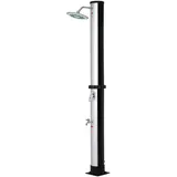 Solardusche Silber/Schwarz 35L