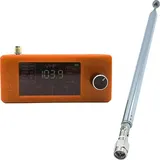 0,5–108 MHz tragbares Mini-Radio, wiederaufladbar, Taschenformat, 1,9-Zoll-IPS-Bildschirm, Allband-Radioempfänger, HF/SW/MW/VHF-Radio