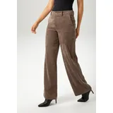 Aniston CASUAL Cordhose mit trendigem, weiten Bein, Gr. 36 - N-Gr, braun, , 99891166-36 N-Gr