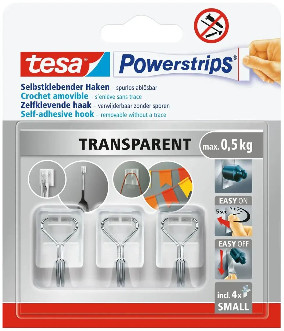 TESA 576150000300 Drinnen Universalhaken Weiß 3 Stück(e)