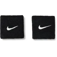 Nike Swoosh Classic Schweißbänder Tennis Fitness Running Handgelenkbänder Sport, Black/White,