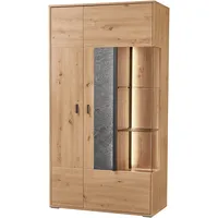 Set One by Musterring Vitrine Deltona Holzoptik Eiche Artisan