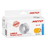 METO 30007362, à Preisetiketten (32x19 mm, permanent haftend, für METO, Contact, Sato, Avery, Tovel, Samark etc.)