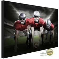 papermoon Infrarotheizung »EcoHeat - Football Spieler «, Matt-Effekt - bunt