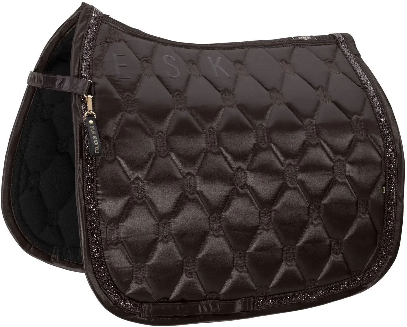 ESKADRON Heritage Schabracke Satin Jewel black truffle Pony Dressur