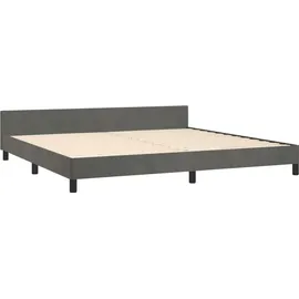 vidaXL Bettgestell 200 x 200 cm Silber