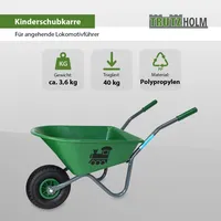 Baumarktplus Kinderschubkarre Lokomotive Schiebkarre Gartenkarre