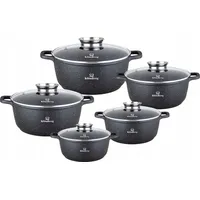 Klönberg Topf-Set 10-tlg. Deckel + Glasdeckel