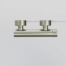 Steinberg Serie 100 Duscharmatur Aufputz-Einhebelmischer für 1 Verbraucher Brushed Nickel 1001220BN