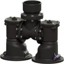 Kessel 680061 - Duo-Klappengehäuse für Aqualift F