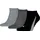 Puma Sneaker Socken 3 Paare Schwarz/Grau 39-42