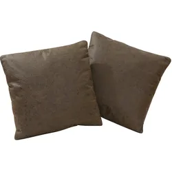 Sofakissen HOME AFFAIRE "Palmera", grün (olivgrün), B:45cm H:45cm T:15cm, Obermaterial: 100% Polyester, Polsterauflagen, passend zur Serie »Palmera«, 2 Stück im Set