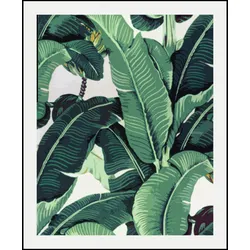 queence Bild »Blätter«, Pflanzen-Pflanzenbilder-Blätter-Blätterbilder, HD Premium Poster-Druck inkl. Holzrahmen queence Farbe Rahmen: schwarz + Farbe Bild(er): bunt