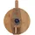 Alpina Pizzaschneidebrett Ø 34 cm Holz Braun