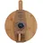 Alpina Pizzaschneidebrett Ø 34 cm Holz Braun
