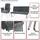 MCW Esszimmer-Set Blau 3er-Set