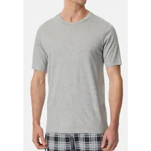 SCHIESSER Pyjamaoberteil Mix & Relax (1-tlg) Schlafanzug Oberteil - Baumwolle - Atmungsaktiv grau 58