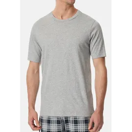 SCHIESSER Pyjamaoberteil Mix & Relax (1-tlg) Schlafanzug Oberteil - Baumwolle - Atmungsaktiv grau 58